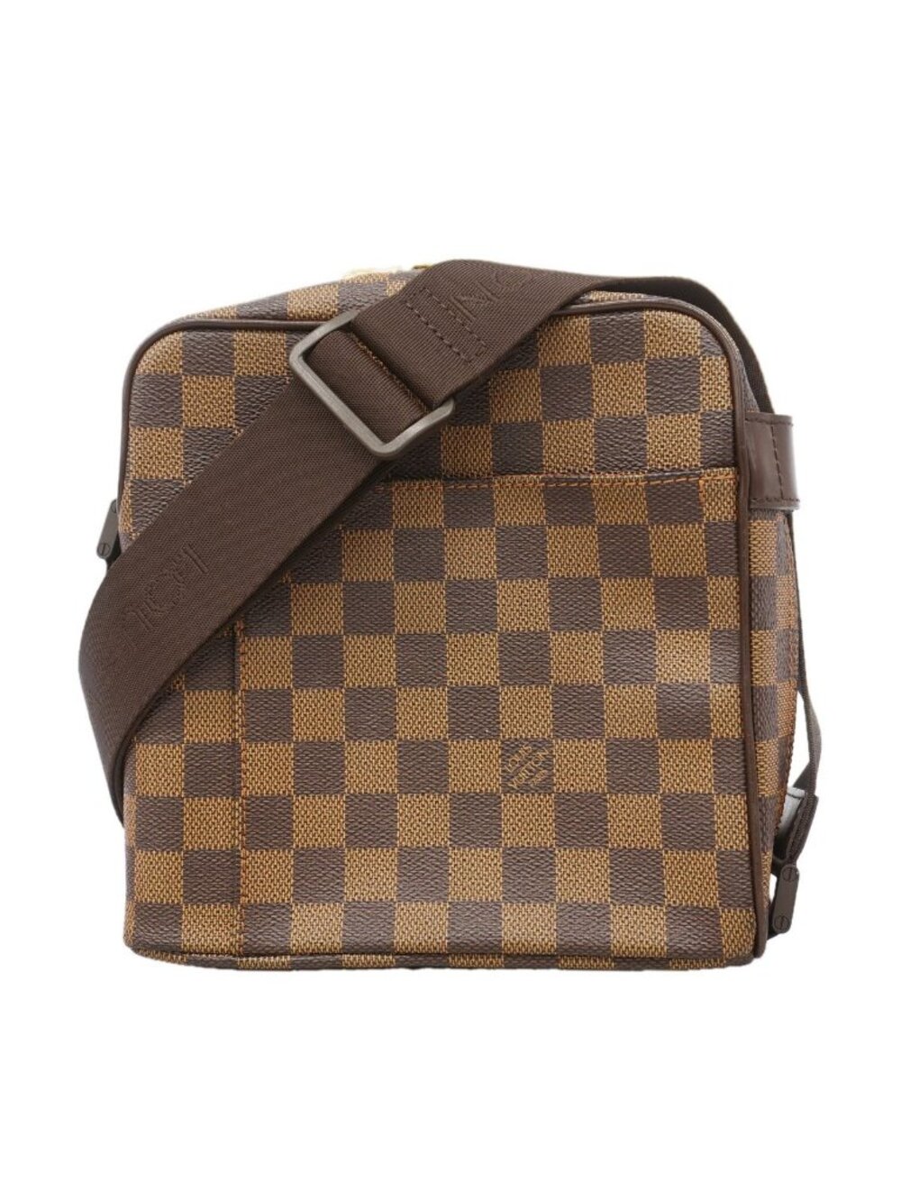 Louis Vuitton Shoulder Bag Damier Olaf PM Ebene